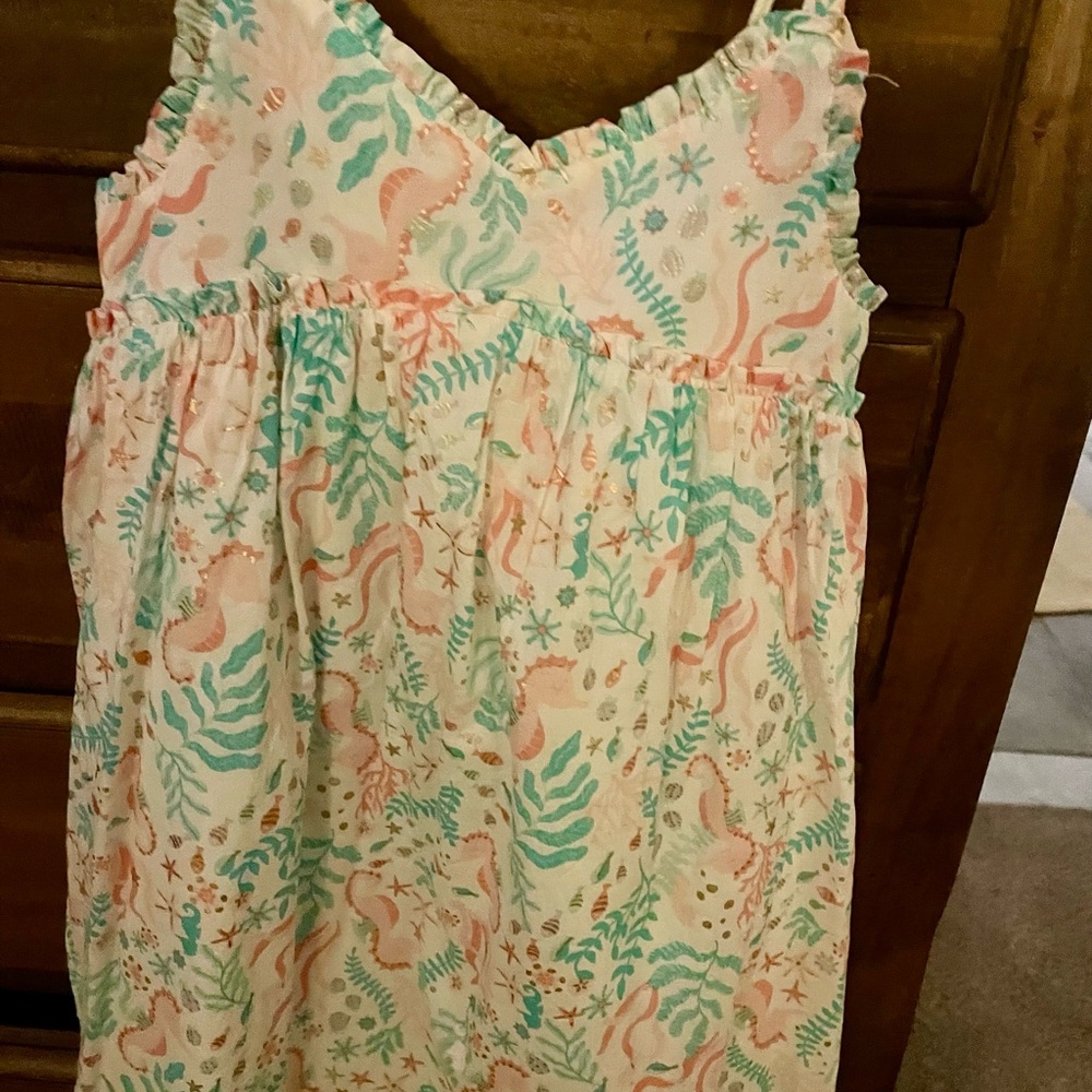 Rachel Zoe Kids Dress - Coral and Teal size 5T